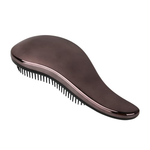 Detangling Hair Brush for Adults & Kids Hair, Detangler Brush for Natural, Curly, Straight, Wet or Dry Hair, Hairbrush for Men & Women - 1 Pack (Cyan grey)