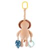 Apricot Lamb Baby Stroller or Car Seat Activity and Teething Toy, Features Plush Lion Character, Gentle Rattle Sound & Soft Teether, 8.5 Inches