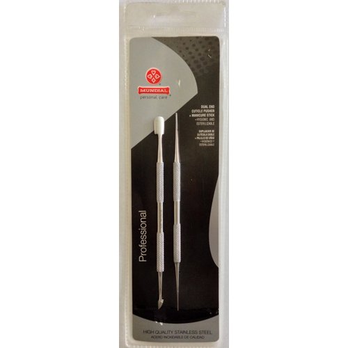 Mundial Cuticle Pusher and Manicure Stick