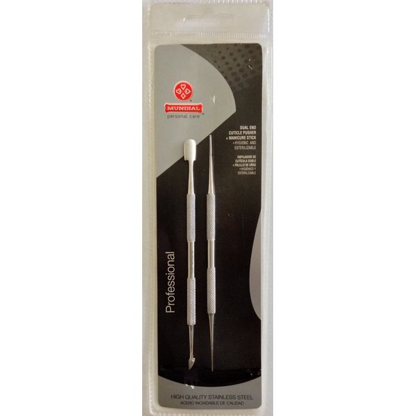 Mundial Cuticle Pusher and Manicure Stick