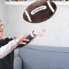 CHORONMO Football Throw Pillow Fluffy Sport Stuffed Football Pillow Soft Durable Sports Toy Gift for Kids Room Decor Winter Style