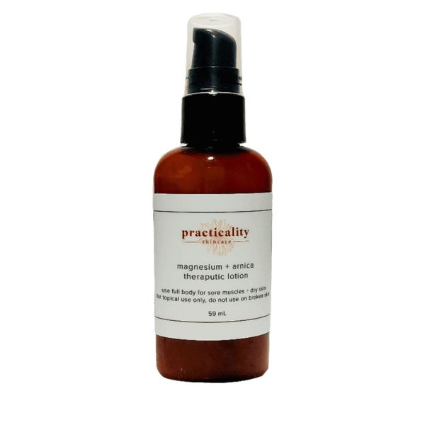 Practicality Magnesium and Arnica Therapeutic Lotion | Magnesium and Arnica Lotion for Muscle Comfort | for Muscle Massage and Relaxation | 2 Fl Oz | 1 Pc