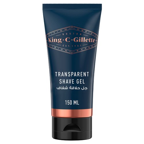 King C. Gillette Men’s Transparent Shave Gel with White Tea and Argan Oil, 5oz