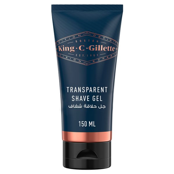 King C. Gillette Men’s Transparent Shave Gel with White Tea and Argan Oil, 5oz