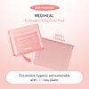 (Only Refill) Mediheal Collagen Ampoule Pad (100 Pads) - Cotton Facial Toner Pads for Skin Firming & Restore Elasticity - Vegan Eco Silk Pad