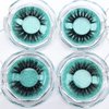 BEAUTY4YOU Mink Eyelashes 100% Siberian 3D Mink Fur Eyelashes Hand Made 16-20mm Natural Daily Eyelashes Cruelty-Free False Eyelashes Pack Cosplay Strip Eyelashes Wholesale 10 styles