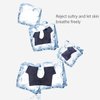 HEALLILY Sweat Guard Vest Underwear Vest Reusable Underarm Armpit Sweat Pads Shields Washable Sweat Shield Vest for Women Black Size L