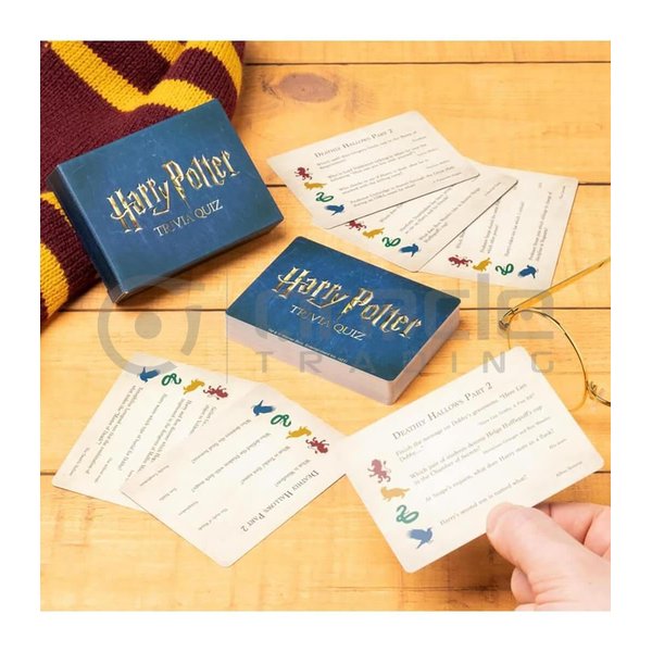 Paladone Harry Potter Trivia Quiz, Over 200 Questions to Test Your Harry Potter Fan Knowledge, Card Game for 2+ Players