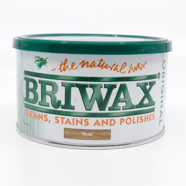 Briwax 400Grm Natural Coloured Wax Polish Teak