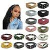 DRESHOW 16 Pack Turban Headbands for Women Elastic Back Twisted Hair Bands Face Vintage Cross Head Wrap Hair Accessories