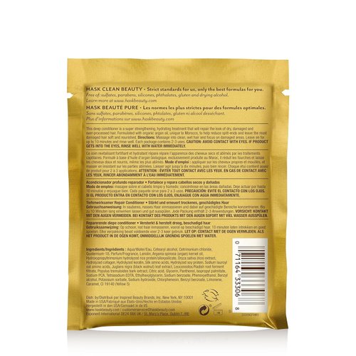 Hask Argan Oil From Morocco Repairing Deep Conditioner, Hair Treatment 1.75 oz ( Pack of 2)