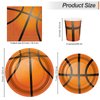 durony 96 Pieces Basketball Party Supplies Birthday Party Tableware Including Paper Plates, Cups, Napkins for Basketball Birthday Party, Serves 24 Guests