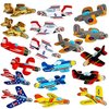 ArtCreativity Foam Airplanes For Kids - Bulk Set of 72 - Lightweight Planes with Various Designs - Individually Packed Foam Glider Airplanes - Fun Airplane Party Favors, for Boys and Girls