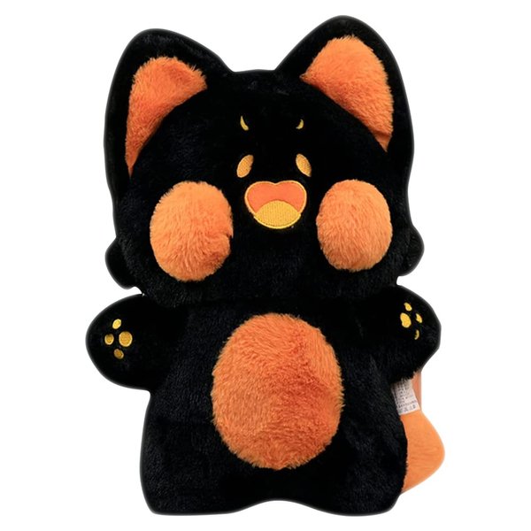 Galatee Cute Cat Plush Toy Cat Stuffed Animal Plush Soft Cat Plushie Pillow Gifts for Adults and Kids(19.6" Black)