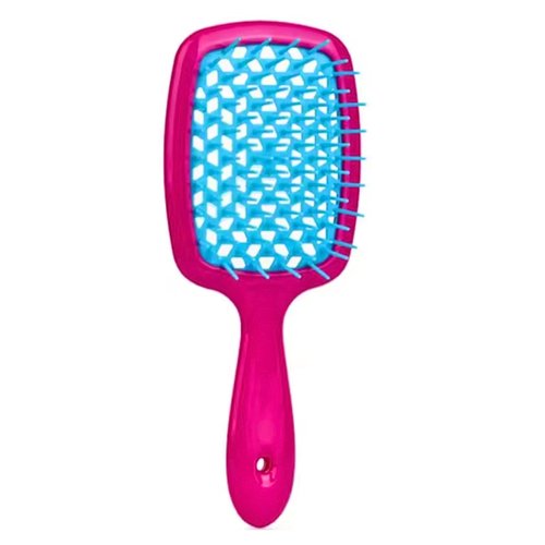 Generic Premium Hair Brush for Wet & Dry Hair, Light Weight, Detangling, Smoothing Hair Brush (Hot Pink)