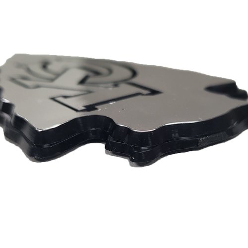 FANMATS 60365 Ohio State Buckeyes Molded Chrome Plastic Emblem