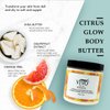 VIVO Per Lei Vitamin C Body Butter - Hydrating Body Cream with Shea Butter - Anti-Aging Body Butter Cream For Smooth, Soft Skin - Non-Greasy Cream with Citrus Peel - 452g / 16 oz
