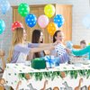Jungle Safari Party Tablecloth Wild One Tablecloth Animal Print Table Cover Sage Green Baby Shower Decorations Zoo Plastic Table Cover for Boys Kids Birthday Decoration Supplies, 108 x 54 Inch (3 Pcs)