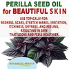 Botanical Beauty PERILLA SEED OIL 100% Pure Natural REFINED Cold-Pressed Carrier Oil 2 Fl oz 60 ml for Face, Skin, Body, Hair, Lip, Nails. Rich in Omega 3, Alpha-Linolenic Acid.