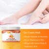 SPA REDI - Body and Foot Cream Mask, Mandarin, 16 Oz - Pedicure Massage for Tired Feet and Body, Hydrating, Fresh Skin - Infused with Hyaluronic Acid, Amino Acids, Panthenol, Comfrey Extract