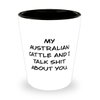 Reusable Australian Cattle Dog Shot Glass, My, Gifts For Dog Lovers, Present From Friends, Ceramic Cup For Australian Cattle Dog