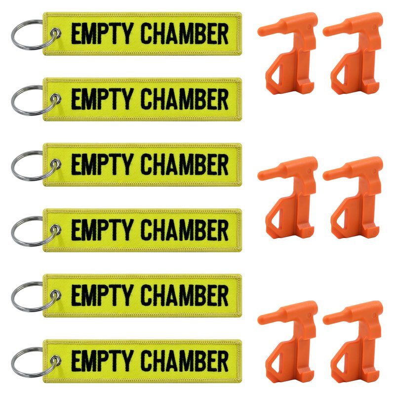 TOKCKYBL Chamber Flag, Safety Flag for Rifle, Handguns, Shotgun, Pistol ...