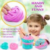 Two-Color Scented Slime, Funny Butter Slime, with 2 Fun Slime Add Ins, Pre-Made Slime for Kids, 6-12 Year Old Stress Relief Toys, Super Soft Party Favors Sludge Toy
