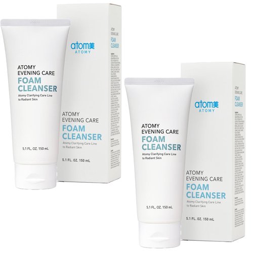 PRIMING WATER Evening Care Foam Cleanser (150ml x 2 packs) Korean beauty, moisturizing skincare cleanser