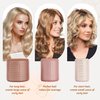 xnicx 18pcs Ceramic Ionic Thermal Hair Rollers,Self-Grip Hair Roller Set Hair Curlers,Rollers Hair Curlers to Sleep In for Hair Blowout Look,Salon Quality for Long Short Hair(Brown Pink White)