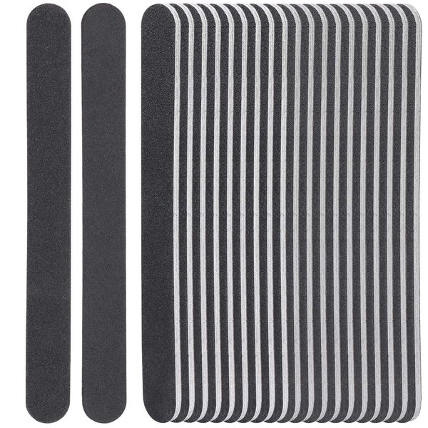 50 Pcs Nail Files for Acrylic Nails 100/180 Grit Double Sides Fingernail Files Professional Manicure Tools for Home Salon