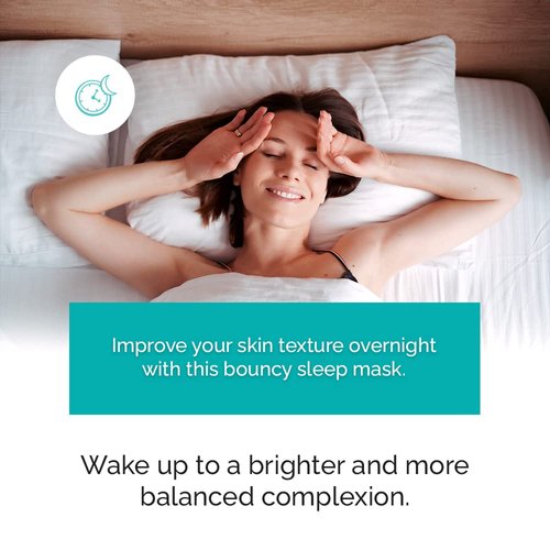 VITAMINS AND SEA BEAUTY, Hydrating Moisturizing Night Face Mask, Anti-Aging Overnight Facial with Hyaluronic Acid and Sea Kelp Seaweed, Skincare for All Skin Types, 6 Fl Oz