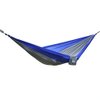 OuterEQ Portable Parachute Nylon Fabric Travel Camping Hammock Blue/Grey