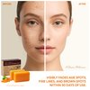 KlearBloom Kojic Acid Soap, Turmeric Soap Bar for Dark Spots Brightening & Moisturizing with Collagen, Vitamin E, Retinol, Hyaluronic Acid, Shea Butter, Paraben & Sulfate-Free 105g x 2 Bars