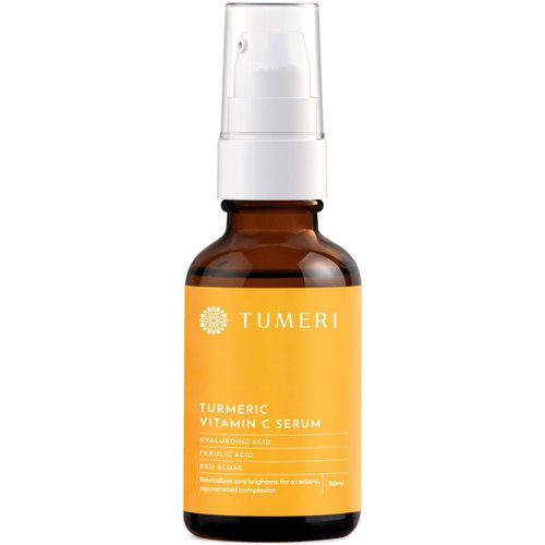 TUMERI Turmeric Vitamin C Face Serum – Facial Skin Care Vitamin C and Turmeric Serum for Dark Spots and Dark Circles – With Vitamin C + E and Ferulic Acid – 1 Fl oz