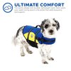 Paws Abroad Dog Life Jacket - Keep Your Canine Safe with a Neoprene Life Vest for Swimming and Boating - Available in Different Sizes, Color and Design to Choose - Blue and Yellow, Medium