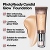 Revlon PhotoReady Candid Glow Moisture Glow Anti-Pollution Foundation with Vitamin E and Prickly Pear Oil, Anti-Blue Light Ingredients, without Parabens, Pthalates, and Fragrances, Ivory, 0.75 oz