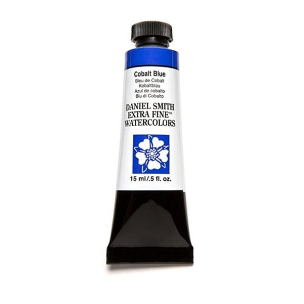 Daniel Smith Extra Fine Watercolor 15ml Paint Tube, Cobalt Blue (284600025), 0.5 Fl Oz (Pack of 1)