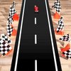 Remagr 22 Pcs Race Car Birthday Party Supplies Racetrack Floor Running Mat Checkered Racing Pennant Banner Black and White Flags on Sticks, Mini Orange Sports Safety Cones for Racing Party