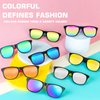 32 Pack Sunglasses Bulk with UV Protection, 16 colors Neon 80s Retro Plastic Sun Glasses Toy, Summer Pool Party Favors, Beach Party Supplies, Gift for Birthday Goody Bag Filler School Classroom Prizes