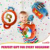 Interactive Musical Plush Toy with Lights and Sounds Piano Educational Sensory Toy for 1-6, 6-12 Months Babies, Perfect for Tummy Time, Rhythm Learning, and First Birthday Gifts (Piano)