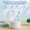 Raymall Utrasonic Retainer Cleaner, Denture Ultrasonic Cleaner Portable Aligner Sonic Dental Appliance Cleaner Jewelry Cleaning Machine for Home Travel, Sonic Dental Cleaner Ultrasonic Dental Cleaner