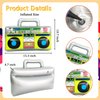 5 Pieces Inflatable Radio Boombox Inflatable Mobile Phone,Retro Mobile Phone for 80's 90's Party Decorations,Hip Hop Costume,Birthday Theme Party Photo