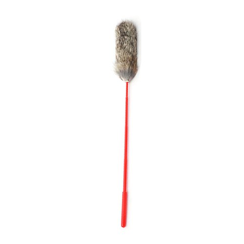 Interactive Cat Toy, Bite Resistant Cat Toys for Indoor Toys Soft Flexible Cat Teaser Wand Toy Plush Cat Teaser Wand Toys for Training(Grey)