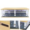 1/24 Parking Garage Model Car Garage Display Case with Clear Acrylic Cover and LED Lighting Toy Car Storage Tabletop Showcase for Boy Kids Home Toy Stores