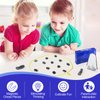 Magnetic Chess Game, Magnet Games Set with Stones & String, Portable Multiplayer Board Game Strategy Game for Party Travel, Desktop Family Gatherings Battle Cluster Game for Kids Adult Fun Puzzle Gift