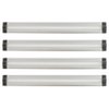 Lightkiwi X8402 Dimmable LED Under Cabinet Lighting 4 Panel Kit, 12 Inches Each, Cool White (6000K), 12 Watt, 24VDC, Dimmer Switch & All Accessories Included, Low Profile, Aluminum Body, UL Listed