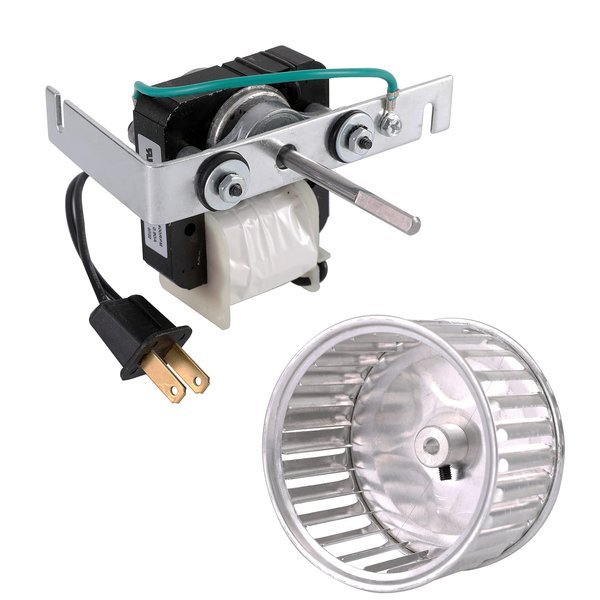 82229000 Bathroom Vent Fan Motor and Blower Wheel Kit Compatible with Nutone Broan C-82230 K7895 S82229000