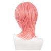 Dai Cloud Pink Short Wigs for Women With bangs Wolf Cut Layered Anime Wigs Synthetic Unisex Wigs for Halloween Cosplay Party