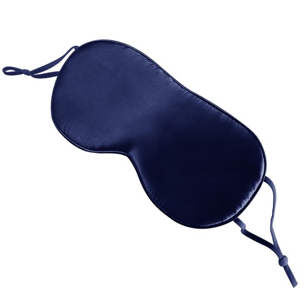 AFFLAT Silk Eye Mask,Super Smooth Sleep Mask, Soft Eye Cover for Good Night Sleep, Comfortable Travel and Nap,with Adjustable Band for Woman/Man
