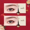 PALACE IDENTITY Fairy Deer Liquid Eyeliner Pencil,No-Skip Eyeliner, Satin Finish, Waterproof Formula, Eye Liner Makeup（Brown）